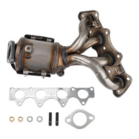 KAC High Flow Stainless Steel Catalytic Converter, 674-891 Catalytic Converter Fit for 2012-2019 Accent/Soul/Rio 1.6L Naturally Aspirated，2012-2017 Ve-loster 1.6L Naturally Aspirated(EPA Compliant)