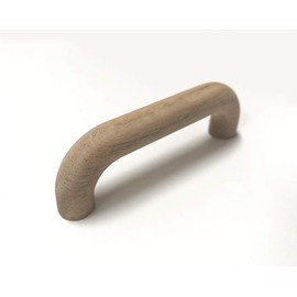 3" Wood Pull in Unfinished Red Oak – 10 Pack