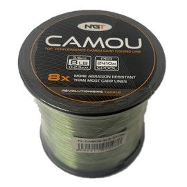 NGT Carp & Coarse Fishing Line Camo Colour available in 8lb 10lb 12lb 15lb Breaking Strain (8lb)