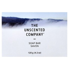 The Unscented Company Soap Bar, Fragrance Free, 4.2 oz (120 g)