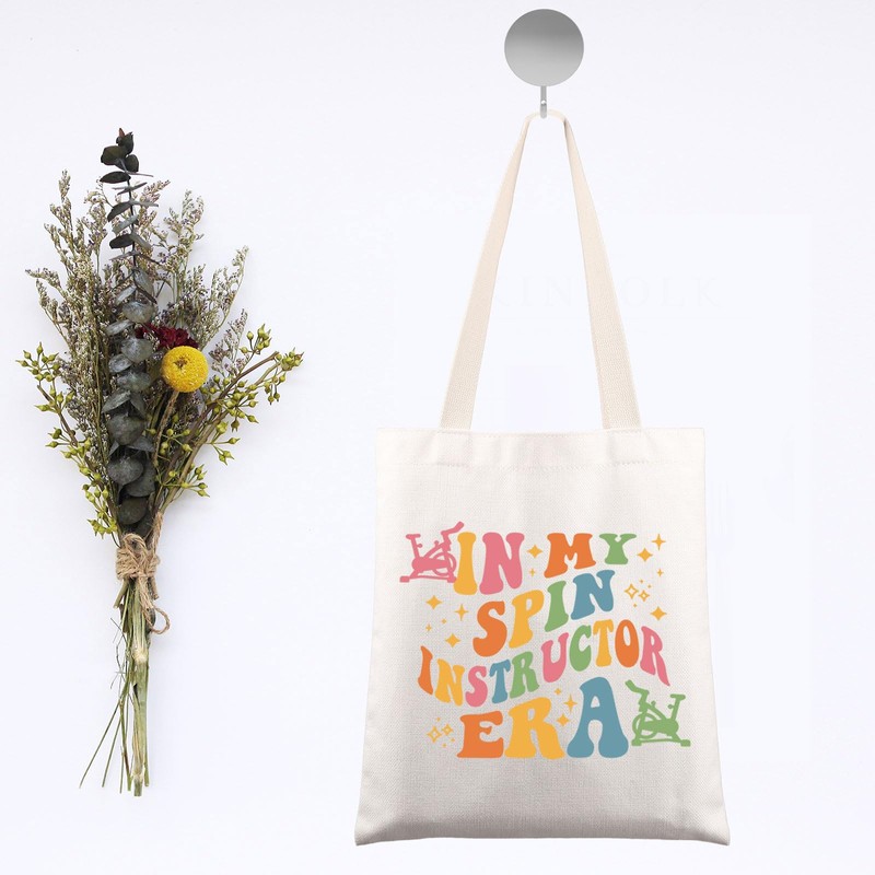 MYSOMY Spin Instructor Tote Bag - Medium, Waterproof Fabric, Spin