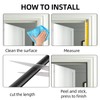 Weather Stripping Door Seal Strip,Door Weather Stripping,Self-Adhesive Door Seal Strip