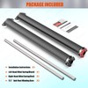 Garage Door Torsion Springs 2'' (Pair) with Non-Slip Winding Bars,
