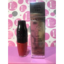 Lancôme LANCOME MATTE SHAKER #191 CHERRY LEADER LIQUID LIPSTICK SECOND SKIN NIB