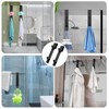 ChAusa Pack of 2 Towel Holder Shower Glass Wall Hooks