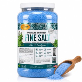Spa Redi Pedi Bath Fine Salt, Mint & Eucalyptus, 1 Gallon