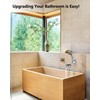 LOCALAND Bathtub Faucet with Sprayer, Tub Spout with Diverter Fits