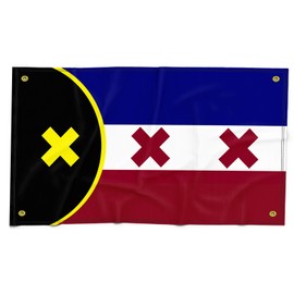 SHELLBOBO Lmanburg Flag Tapestry Dream SMP, L'manberg Flag 2x3 FT Double Stitched Polyester Flag with 4 Gronments
