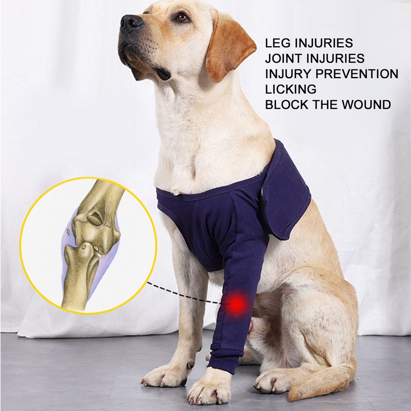 Dog Elbow Brace Highly Elastic Breathable Lick Proof Canine Elbow