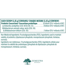 Genestra Brands HMF Super Powder | Probiotic Formula - Promotion of Intestinal System Health | 138 Grams Powder