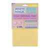 White Magic Microfibre Dish Drying Mat, Lemon
