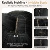NOSTALGIA Wig with Bangs, 20 Inch, 4x4 Realistic Scalp, Natural