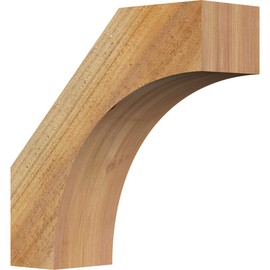 Ekena Millwork BRC04X12X12WTL00RWR 4"W x 12"D x 12"H Westlake Rough Sawn Knee Brace, Western Red Cedar