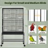 Yaheetech 53'' Large Bird Cage Budgie Cage for Parakeets Cockatiels