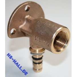 'Geberit Mepla Mixer Connector 16 x 1/2-Inch 52 mm Wall Plate