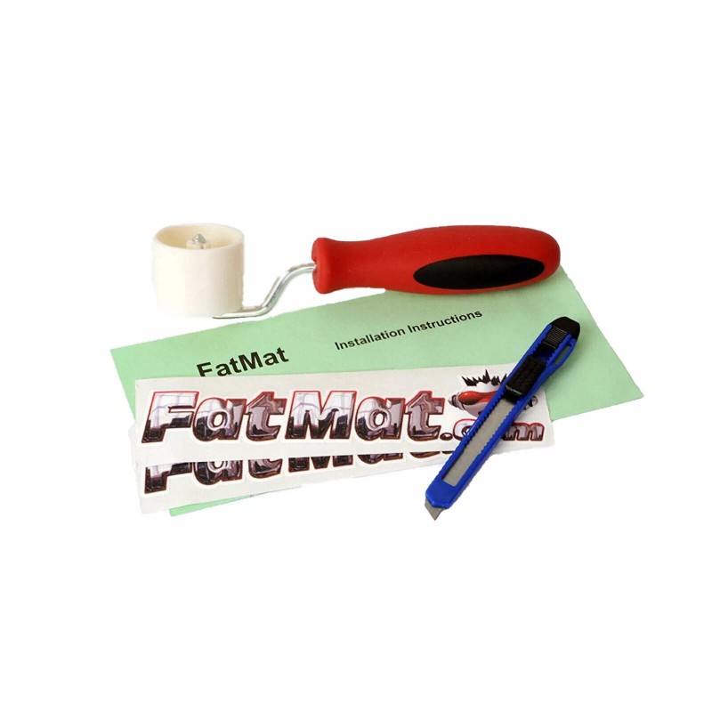 FatMat 50 mil Self-Adhesive Sound Deadener 50 Sq Ft With