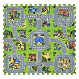 Juskys Children's Puzzle Mat with Different Designs and Colours.