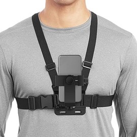 Wearing Accessories, Cellphone Chest Harness Strap With Phone Holder For Live Streaming Outdoor Cycling Chest Mount Harness Strap Adjustable For Live Streaming Outdoor Cycling