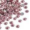 Beadsland 576pcs Flat Back Crystal Rhinestones Round Gems for Nail