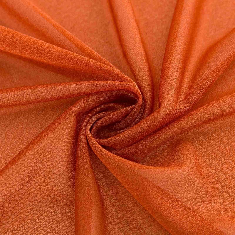Aoksunova Table Runner, Terracotta Chiffon Table Runner, Wedding, 75 cm