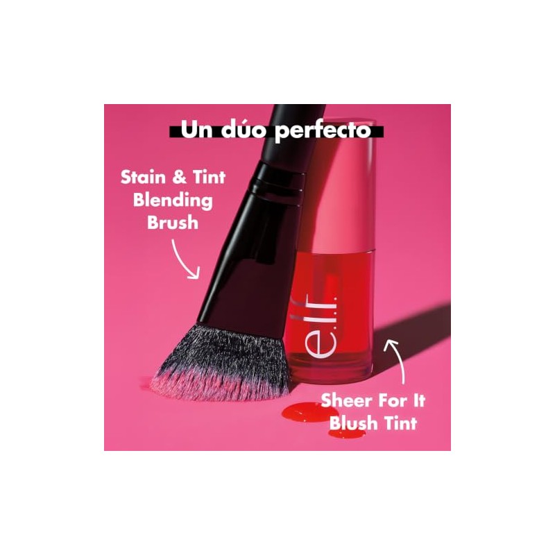 e.l.f. Cosmetics Brocha Difuminadora Tintes Labiales y Pigmentos Líquidos