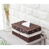 Tissue Box, Sinxioer Handwoven Paper Holder, Tissue Dispenser Tissue Box
