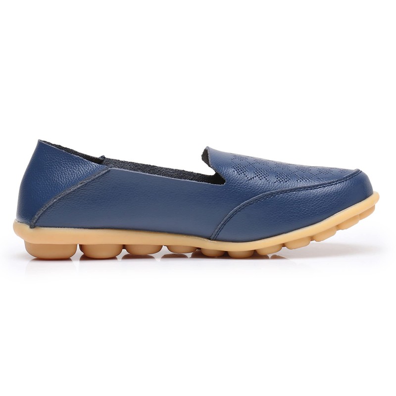 VenusCelia Mocasín plano Thawed Comfort para caminar para mujer, marino,