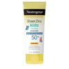 Neutrogena Neutrogena Kids Mineral Sunscreen Sheer Zinc Oxide Lotion, Broad