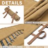 Wrench roll, 16OZ Waxed Canvas Tool Storage Roll Up Pouch