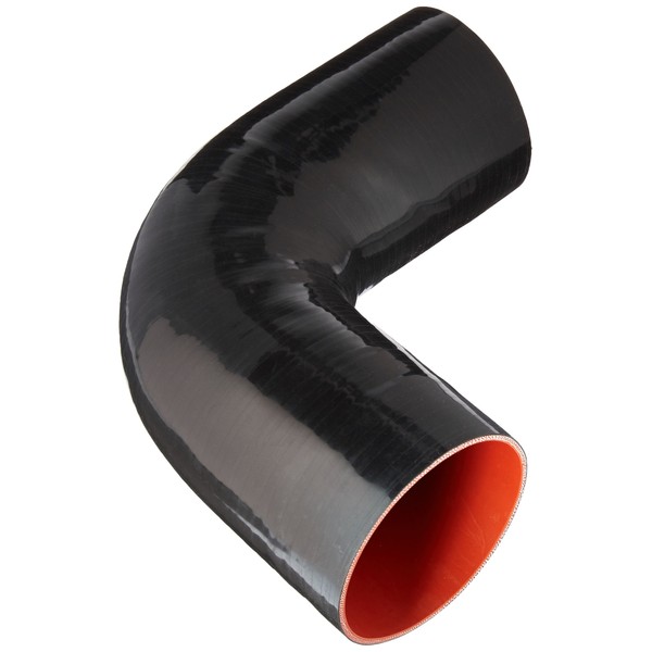 HPS HTSEC90-500-BLK Silicone High Temperature 4-ply Reinforced 90 degree Elbow