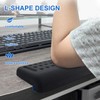 1 Pack Keyboard Wrist Rest - L-Shaped Memory Foam Arm