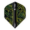 RED DRAGON Yin Yang Double-Sided Green and Black Standard Dart