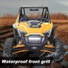 G-PLUS Front Bumper Mesh Grille Grill w/LED Light Bar Compatible