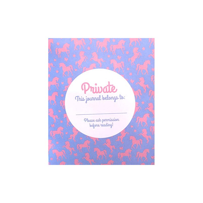 Smiggle Locking Notebook Diary Glam (Glitter Blue)