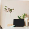 BIUDECO Wooden Green Plant Shelf Snake Shape Wall Tubes Home