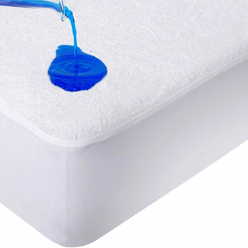 Olivia Rocco Extra Deep Waterproof Terry Towel Mattress Protector Topper