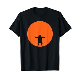 David Gilmour Luck and Strange in Concert Orange Moon T-Shirt