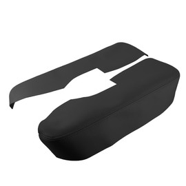 X AUTOHAUX Car Front Door Panel Armrest Cover Interior Door Trims for Acura TL 2009-2014 Black 1 Pair