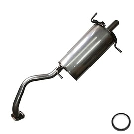 Rear Muffler Exhaust Tail Pipe compatible with 2007-2012 Nissan Sentra 2.0L