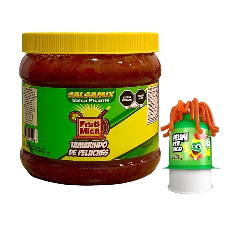 Fruti Mich Escarchado Para Michelada Sabor Tamarindo Pelon 1.1kg Frutimich