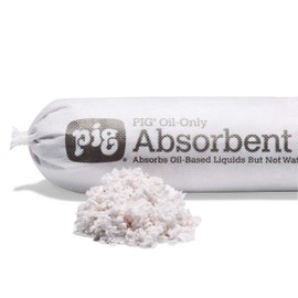 PIG Oil Absorbent Sock - Oil-Only Absorbent Sock - 12 Pack - 3" x 48" Sock - Absorbs up to 1 Gallon per Sock - SKM210