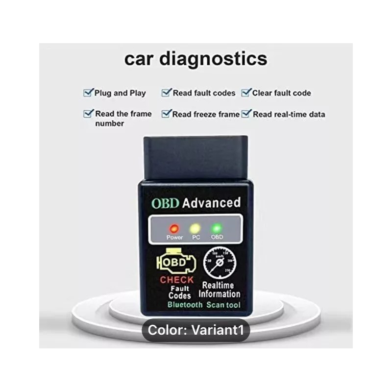 Bluetooth OBD2 OBDII Car Fault Code Reader Diagnostic Scanner for