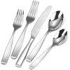 40-Piece 18/10 Heavy Flatware Set for 8, Thick Handle Forged