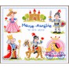 Vervaco Counted Cross Stitch Kit Knights and Princesses 11.2" x