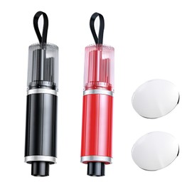 SAMIQU 2Pack Emergency Car Window Breaker & Seatbelt Cutter |2-in-1 Car Escape Tool with Test Glass,Seat Belt Cutter and Glass Breaker