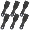 6 Pack Plastic Putty Knife Set, 2" Flexible Paint Scraper