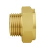 Joywayus Garden Hose Adapter, 1" NPSH Female x 3/4" GHT