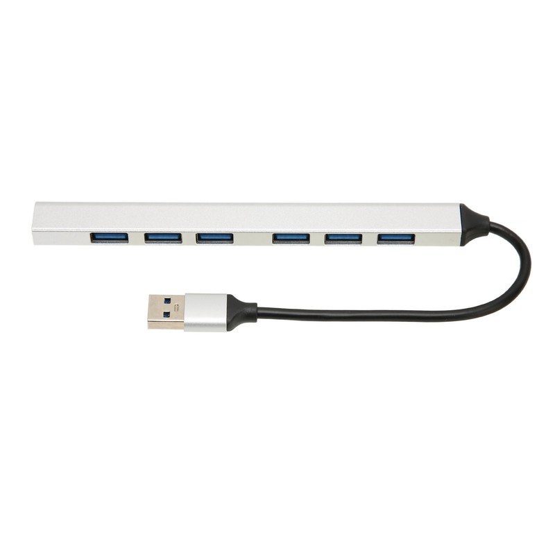 USB 3.0 Hub 7 Ports 5Gbps Fast Transmission Aluminium Alloy