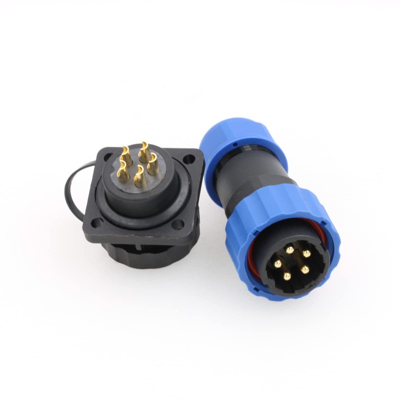 ZBLZGP SD20 Waterproof Connector IP68 Circular LED Power Cable Plug