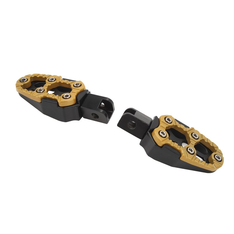 1 Pair Motorcycle Footpeg Left Right Anti Slip Universal Aluminum